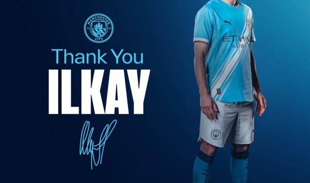 官方：34岁曼城中场京多安加盟加拉塔萨雷，双方签约两年